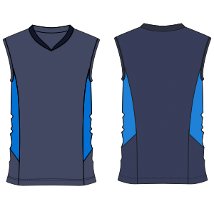 Patron ropa, Fashion sewing pattern, molde confeccion, patronesymoldes.com Sleeveless Football 9669 MEN T-Shirts